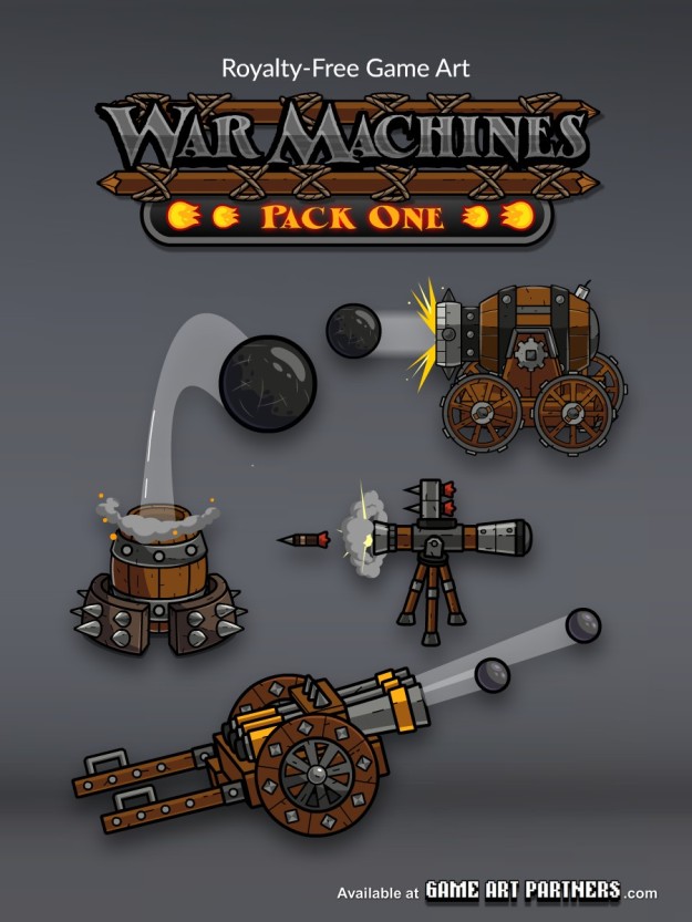 War Machines Game Art Assets